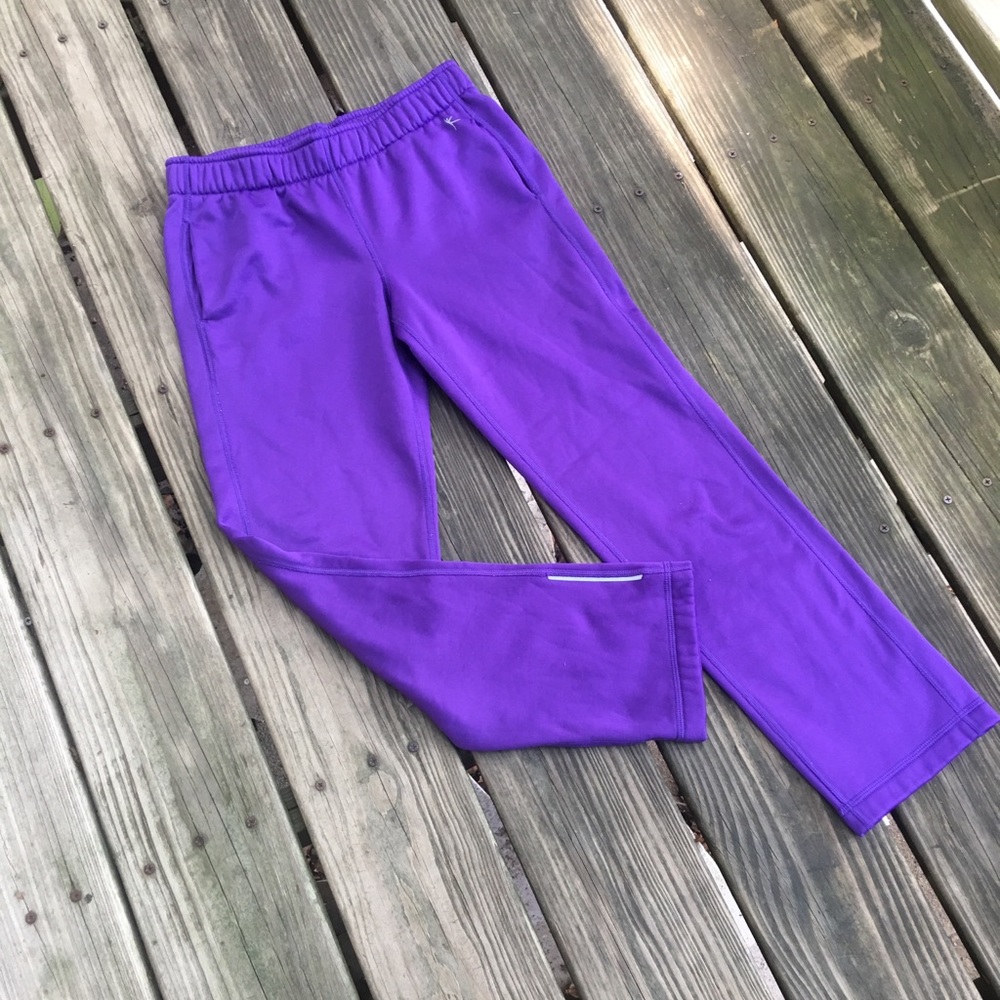Girls purple sweat pants